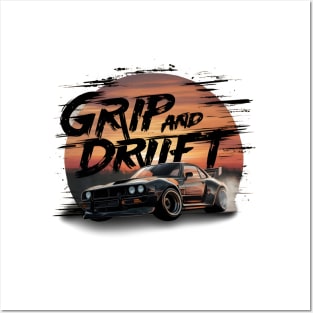 Grip and Drift Posters and Art